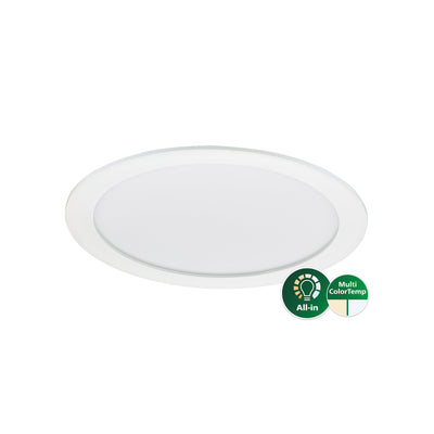 Philips CoreLine SlimDownlight DN145B LED 21W 3000K 4000K 2100 lumen Hvid IP20/44 Ø215mm