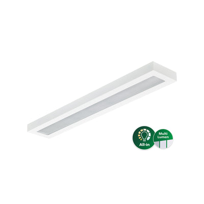 Philips LED lineær armatur 1200mm 31W 4000K 4300 lumen IP20/44 mikroprismatisk linse Hvid stålkabinet