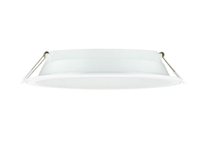 Philips LED Downlight 12W 1200 lumen 3000K 220-240V 110° Hvid Rund IP20/IP44 Ø175mm udskæring 150mm