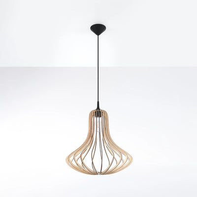 Sollux Lighting LED hængelampe ELZA med E27 fatning, IP20, 220-240V, Mat Guld Aluminium