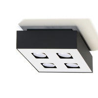 Sollux Lighting plafondspot mono 4 zwart LED lamp 50W 220-240V 80 CRI