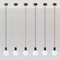 Sollux Lighting LED lamp Tsong black & red pendant - 220-240V AC, CE & RoHS certified, IP20