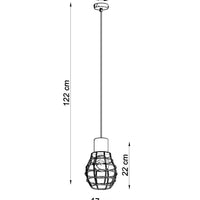 sollux lighting hanglamp RIDA LED lamp 220-240V AC IP20