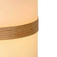 Lucide JOE rechargeable LED table lamp IP44 White, 3W dim to warm 2800K-3200K, USB charging, indoor outdoor use