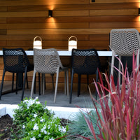 Lucide JOE rechargeable LED table lamp IP44 White, 3W dim to warm 2800K-3200K, USB charging, indoor outdoor use