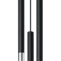Sollux Lighting black chrome led pendant MOZAICA - E27 socket, 104mm length, 220-240V AC
