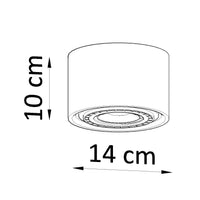 Sollux lighting led plafondspot natural wood finish with 13mm width