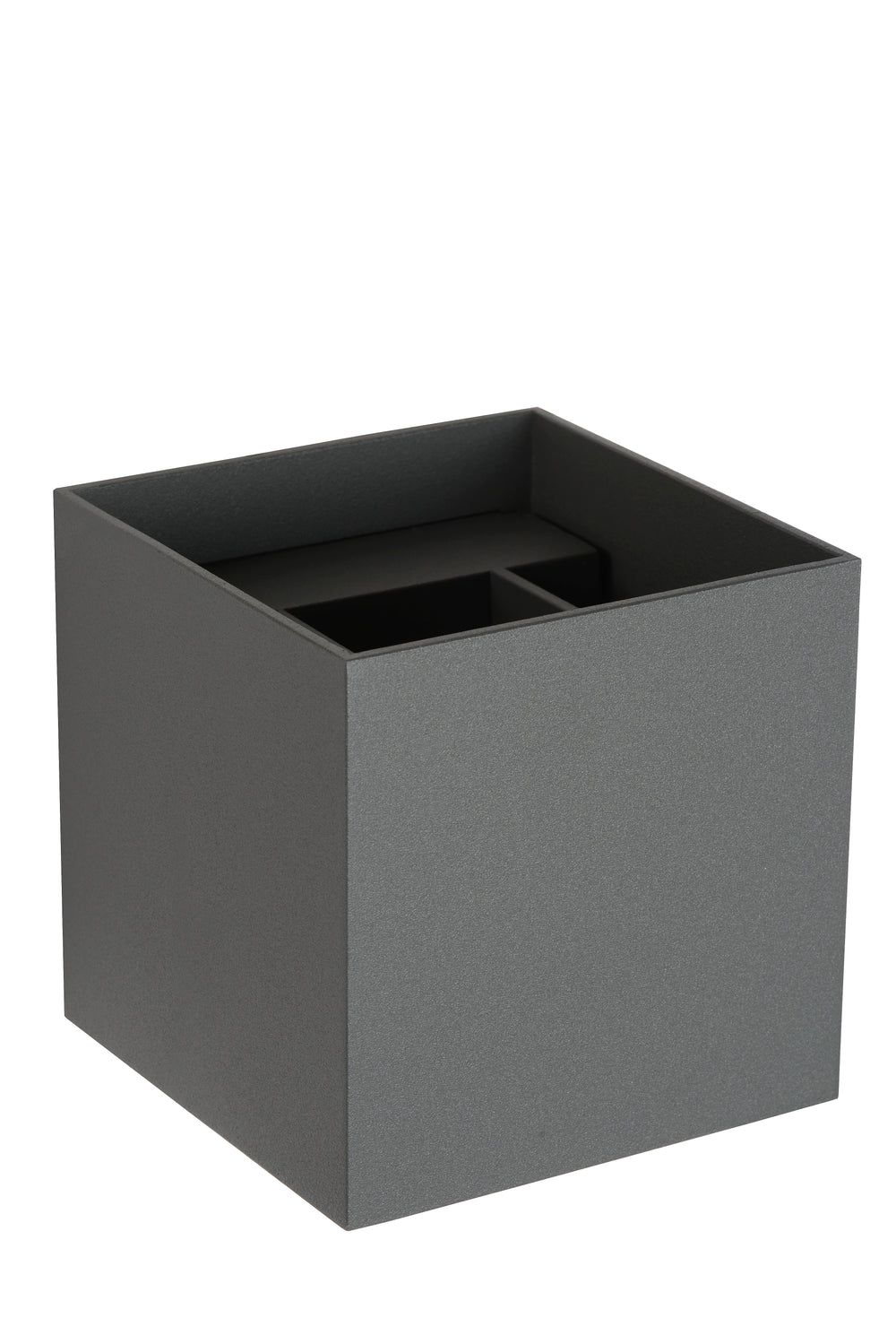 Lucide XIO LED væglampe, dæmpbar G9 1x4W 2700K, justerbar lysvinkel, Mørkegrå, moderne firkantet design