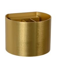 Lucide XIO væglampe LED dæmpbar G9 3.5W 2700K justerbar strålevinkel Mat Guld Messing IP20