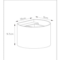 Lucide XIO væglampe LED dæmpbar G9 3.5W 2700K justerbar strålevinkel Mat Guld Messing IP20