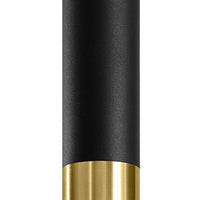 LED plafondspot black gold loopez with GU10 socket from Sollux Lighting