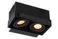 Lucide TRIMLESS recessed spotlight 2xGU10 Black, aluminium housing, IP20, dimmable, 220-240V