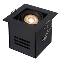 Lucide CHIMNEY indbygget LED-spot, 1xGU10, dæmpbar, maks. 50W, 220-240V, IP20, Sort aluminium