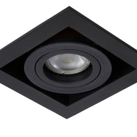 Lucide CHIMNEY indbygget LED-spot, 1xGU10, dæmpbar, maks. 50W, 220-240V, IP20, Sort aluminium
