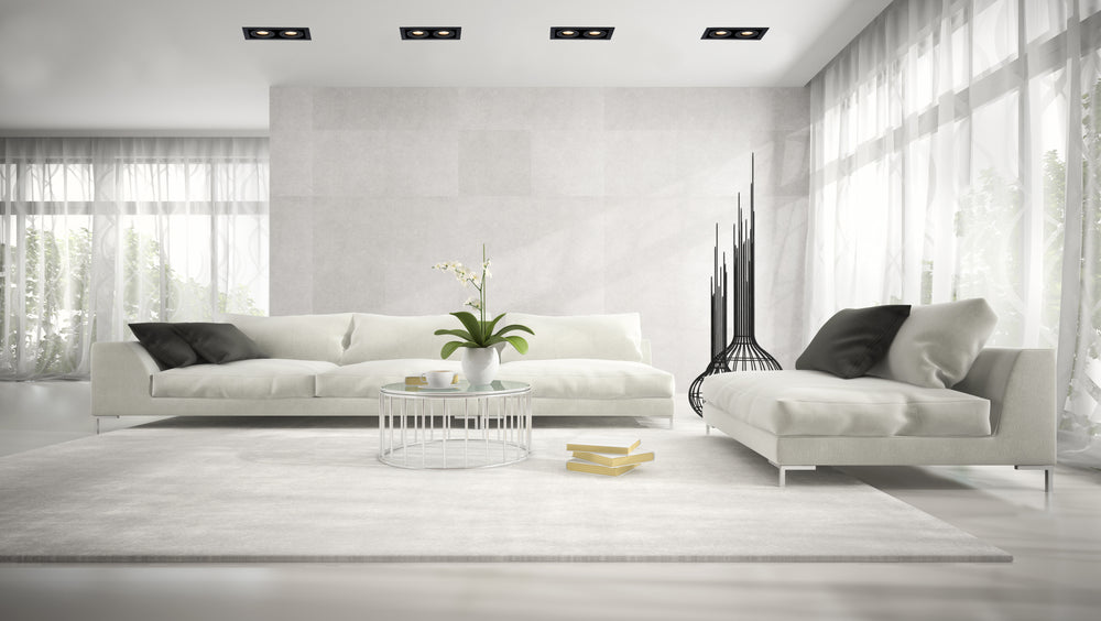 Lucide CHIMNEY indbygget spot 2xGU10 Sand Sort Aluminium IP20 220-240V 205x115mm moderne design