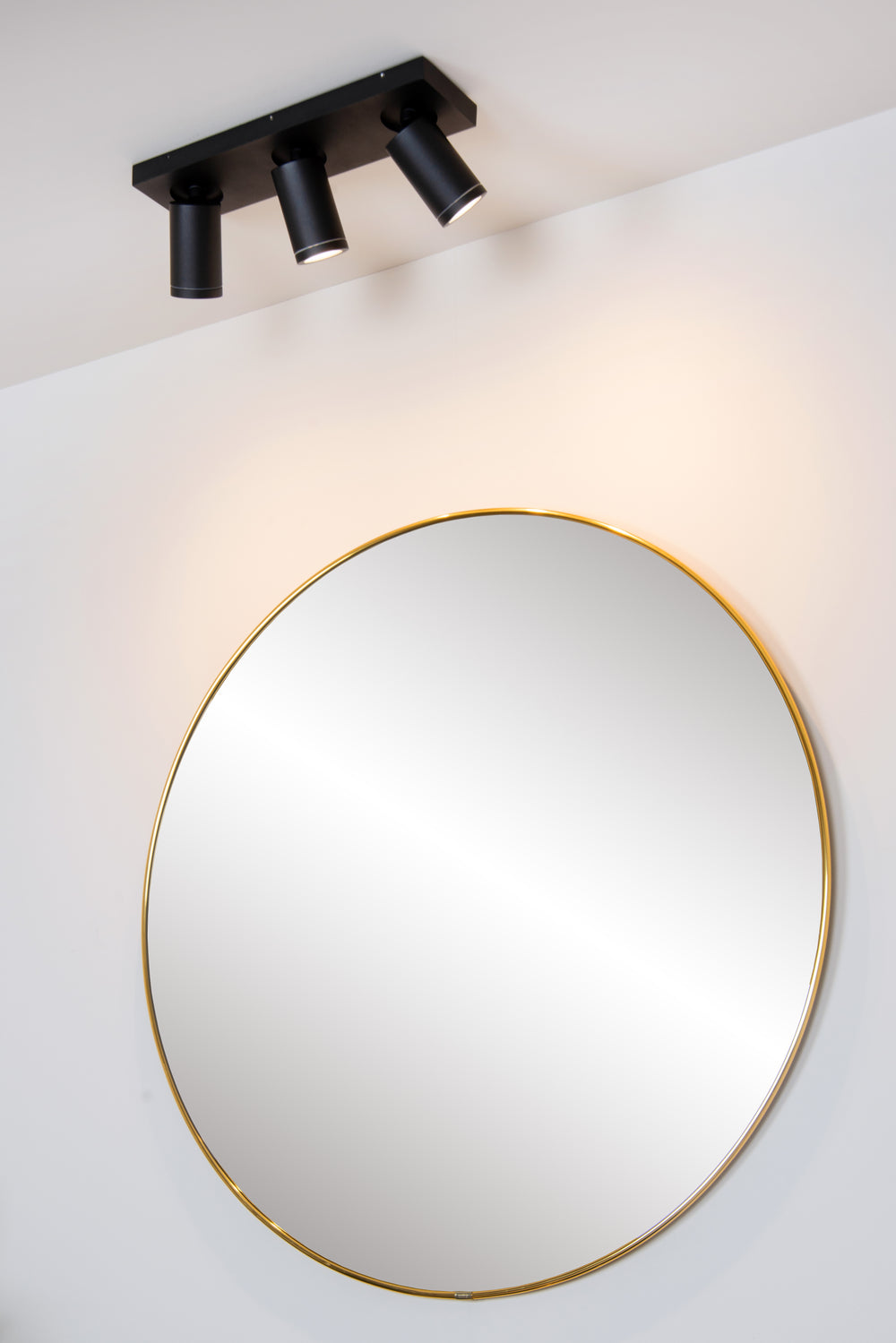 Lucide Taylor LED loftspot til badeværelse, 3x5W GU10 dim to warm 2200K-3000K, IP44, Sand Sort