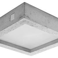 Sollux Lighting plafondspot RIZA beton LED lamp 3000K 1521 lumen