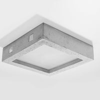 Sollux Lighting plafondspot RIZA beton LED lamp 3000K 1521 lumen