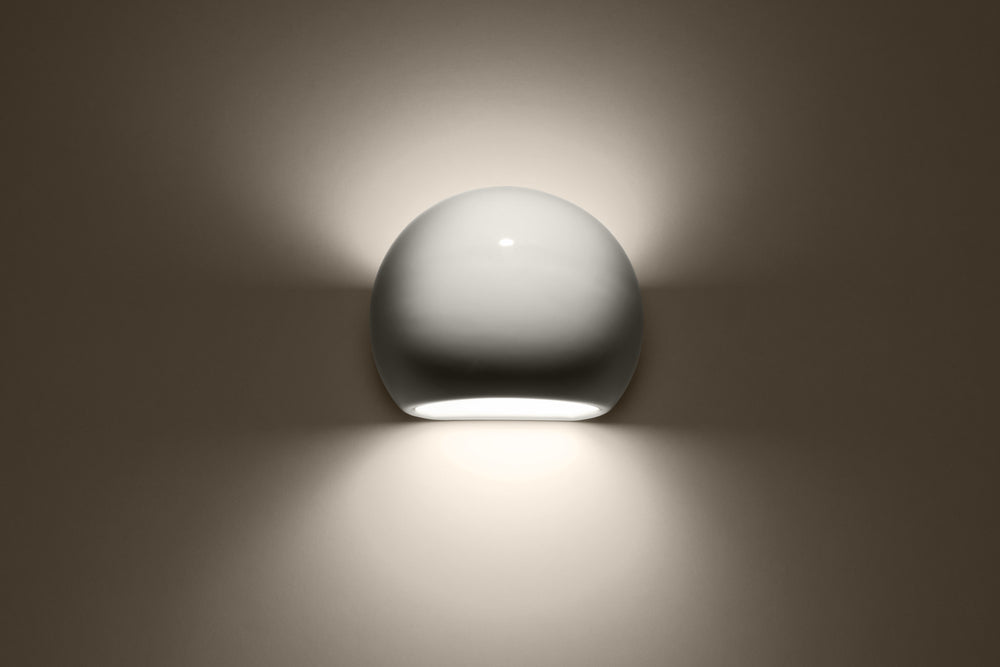 Sollux Lighting LED-lampe 50W aluminiums globe, IP20, 220-240V, 4000K, mat-guld finish