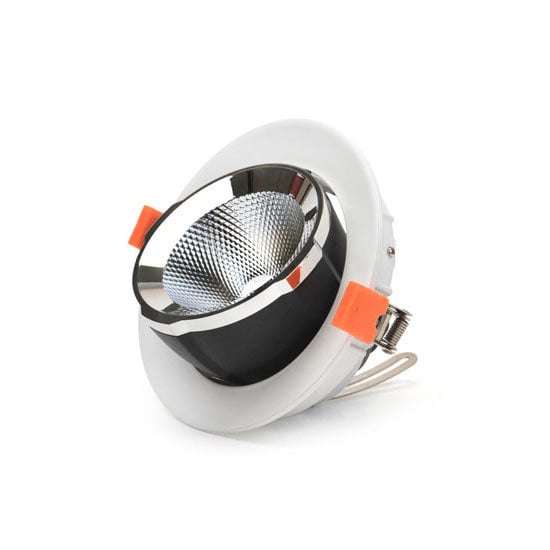 LCB LED downlight 10W med 3000K eller 4000K muligheder, Philips chip, IP20