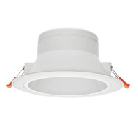 Spectrum LED indbygget spot 30W 2400 lumen 3000K varm hvid IP44 Hvidt armatur 230mm udskæring