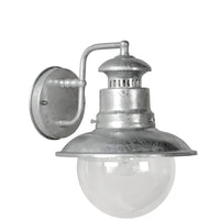 Lucide FIGO væglampe indendørs udendørs rund 215mm E27 fatning IP44 galvaniseret stål sort finish