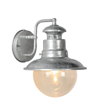 Lucide FIGO væglampe indendørs udendørs rund 215mm E27 fatning IP44 galvaniseret stål sort finish