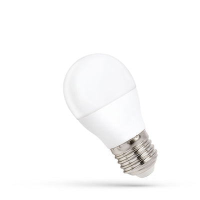 Spectrum LED lamp E27 G45 8W for energy-efficient bright white light - replaces 50W halogen lamps
