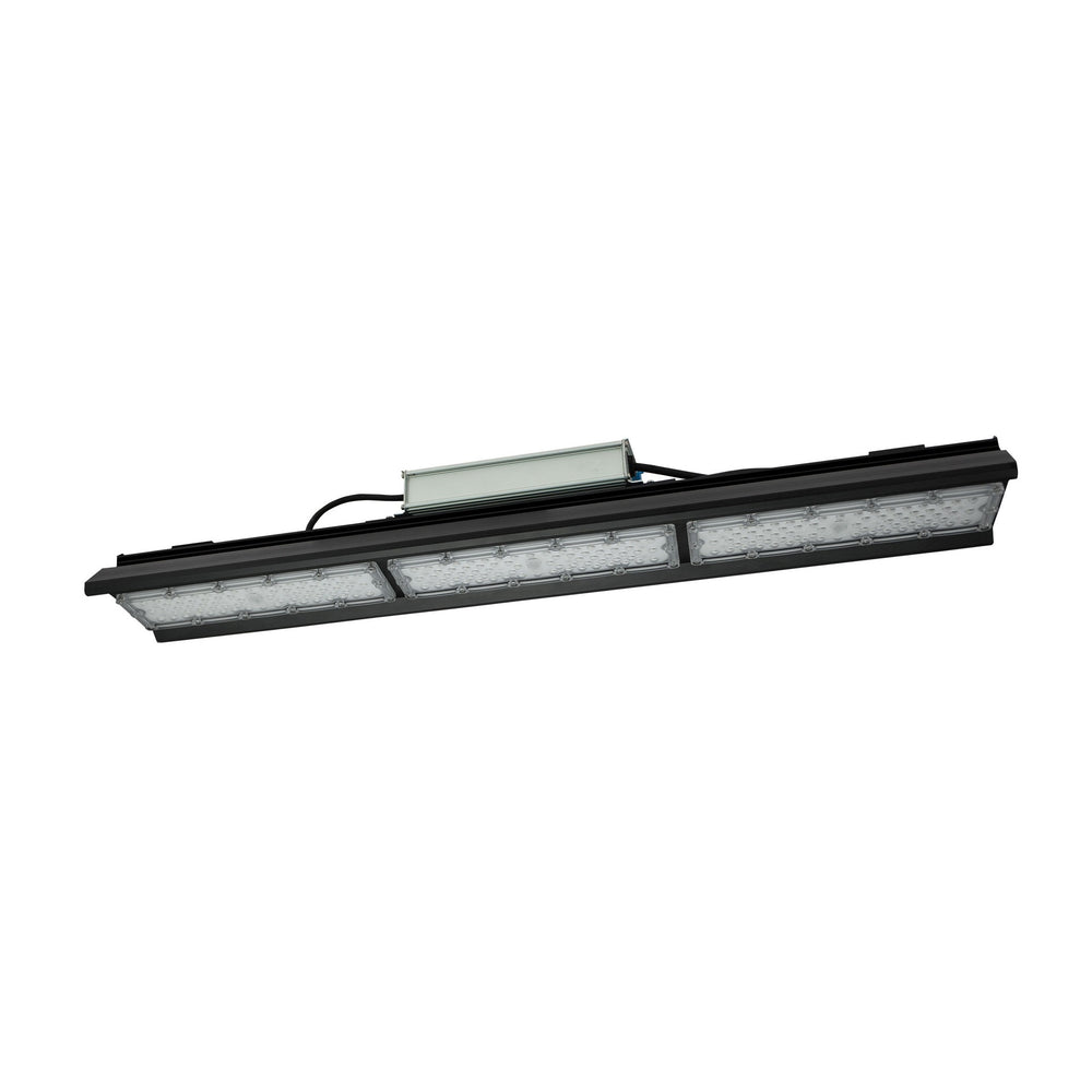 Spectrum LED High Bay HALLS LINE 150W 230V 4000K 21000 lumen IP66 IK10 Sort Aluminium Ophængt CE