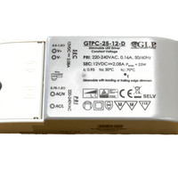 led strømforsyningsadapter dæmpbar 12V 25W 2.08A egnet til 12V led-belysning