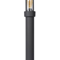 Lucide LORI outdoor LED socket lamp with E27, IP44, day night sensor, 220-240V, 800mm Anthracite