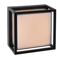 Lucide SINGA LED væglampe indendørs udendørs 10W 3000K IP54 Sort støbt aluminium moderne design