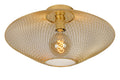 Lucide MESH loftlampe, 1xE27, maks. 40W, IP20, Sandy Gold metal, 450x450x240mm moderne design