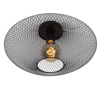 Lucide MESH loftlampe Ø45cm, E27 fatning, 220-240V, maks. 40W, metal mat sort, IP20 moderne design