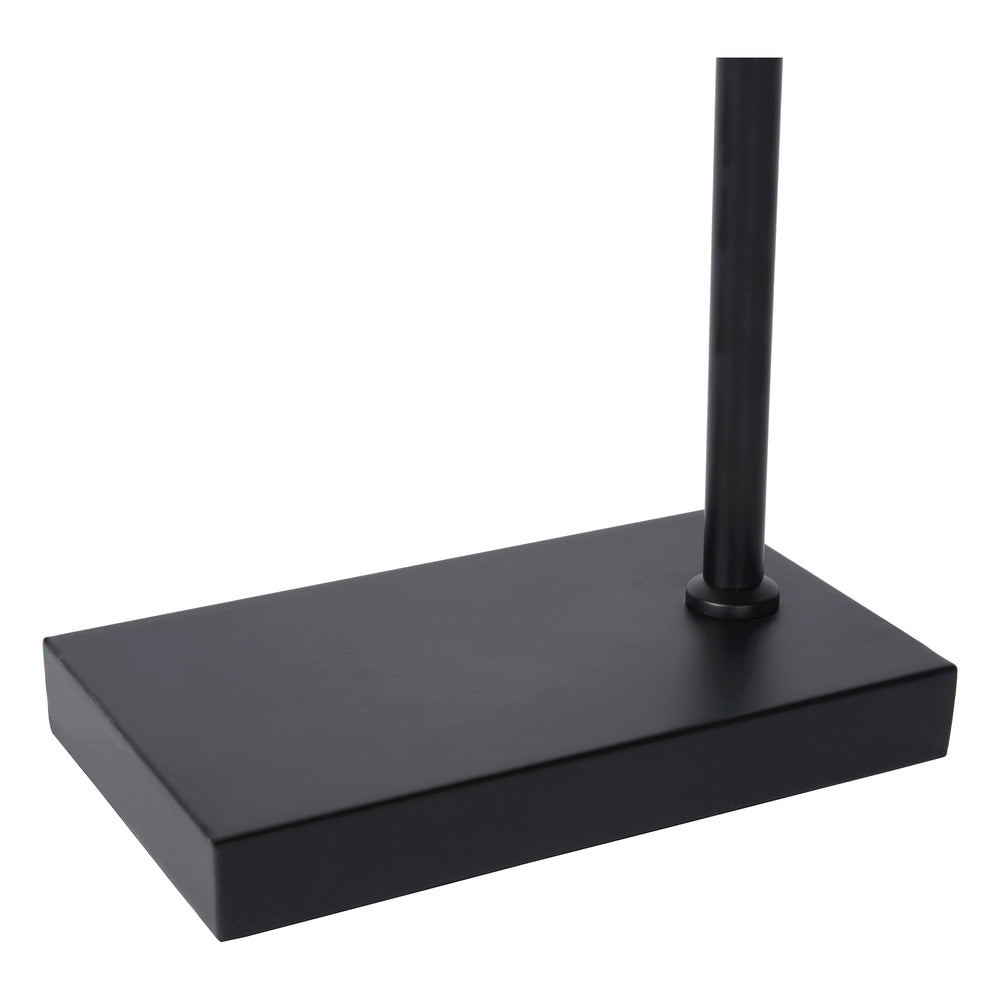 Lucide LEANNE bordlampe, E27 fatning, maks. 40W, 220-240V, IP20, moderne mat sort metal, 52 cm højde