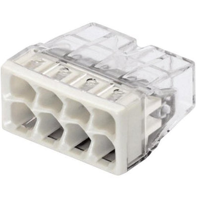 WAGO samlemuffe 8-ledet til 0,5-2,5 mm² ledninger, IP20 beskyttelse, CE-certificeret, ideel til kompakte rum