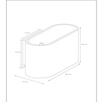 Lucide XERA væglampe, moderne ovalt design, 1xG9 fatning, uplight & downlight, Aluminium Sort, IP20