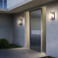 Lucide CLAIRE LED væglampe Antracit, 1xE27, IP54, med bevægelses- og dag/nat sensor, 220-240V