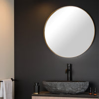 Lucide BRICE LED badeværelses loftlampe, rund 8W dæmpbar 3000K IP44 Mat Sort Ø117mm