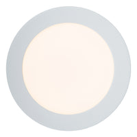 Lucide BRICE LED badeværelsesloftlampe, rund 18cm, dæmpbar 12W 3000K, IP44 Hvid
