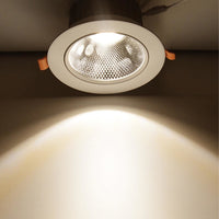 LCB LED indbygningsspot 7W erstatter 70W 2700K varmt hvidt lys, dæmpbar