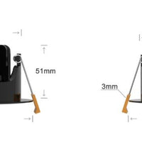 LED indbygningsspot fra LCB, 95mm, 5W, 420 lumen, 2700K varm hvid, IP65, dæmpbar, til badeværelse