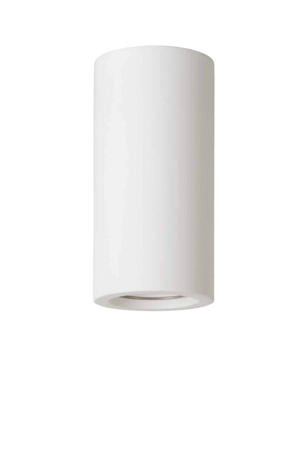 Lucide Gipsy loftspot, 1xGU10, 220-240V, IP20, Hvid gips, cylindrisk moderne design Ø7cm