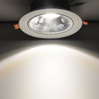 LED indbygget spotlight dæmpbar 7W erstatter 70W 4000K klar hvid LCB