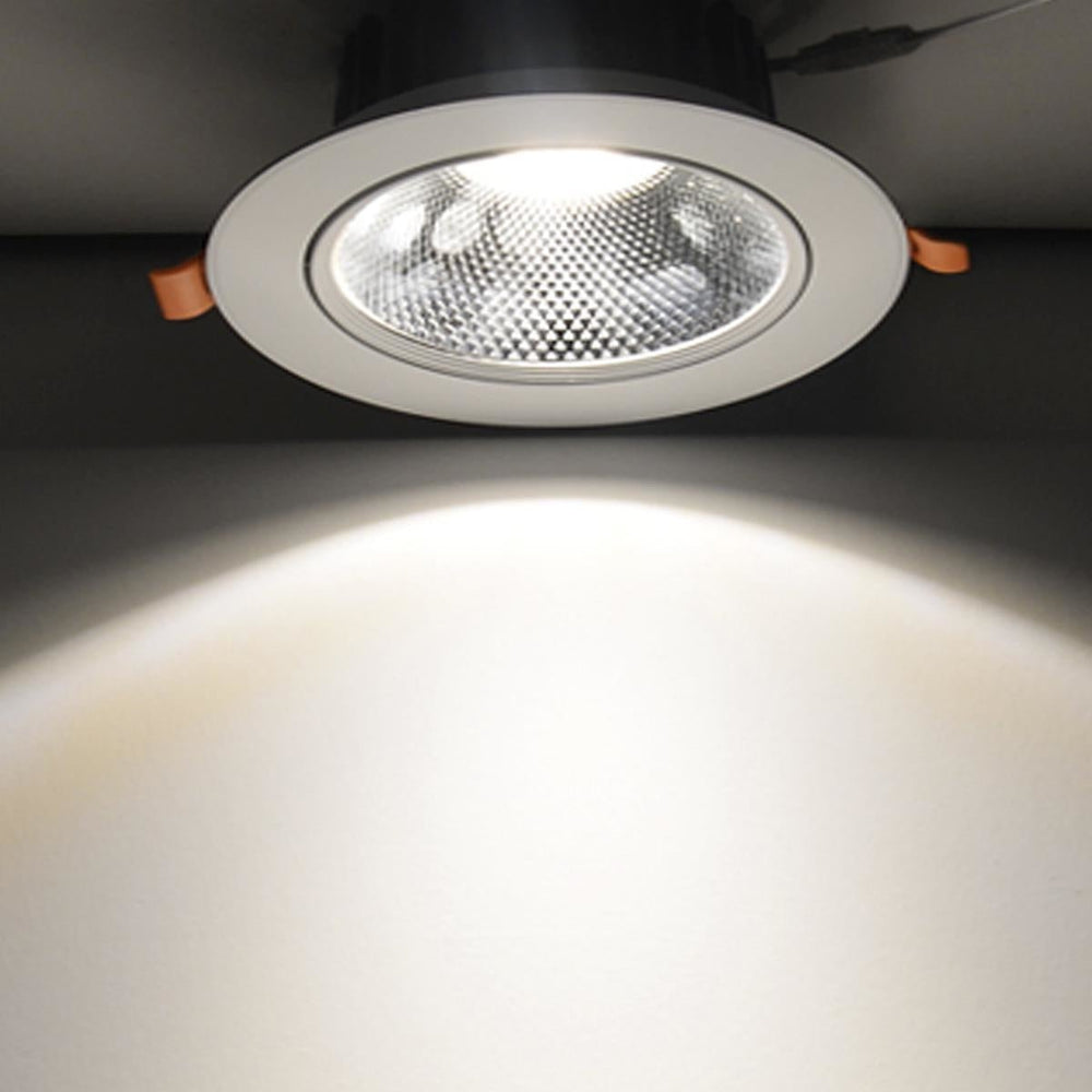 LED indbygget spotlight dæmpbar 7W erstatter 70W 4000K klar hvid LCB