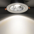 LED indbygget spotlight dæmpbar 7W erstatter 70W 4000K klar hvid LCB