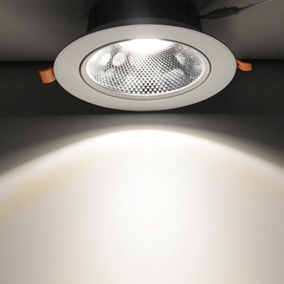 LED indbygget spotlight dæmpbar 7W erstatter 70W 4000K klar hvid LCB