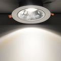 LCB LED recessed spot 10.5W 3000K 220-240V IP20 CRI 80 Philips chip flicker-free CE RoHS 83mm cutout