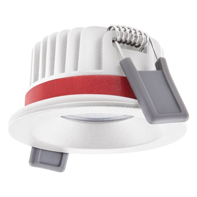 LED indbygningsspot 8W 3000K varm hvid 680 lumen dæmpbar IP65 brandklassificeret