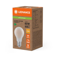 Ledvance LED Classic A60 Mat E27 Dæmpbar 3.8W 2700K 806 lumen Varm Hvid Energiklasse A